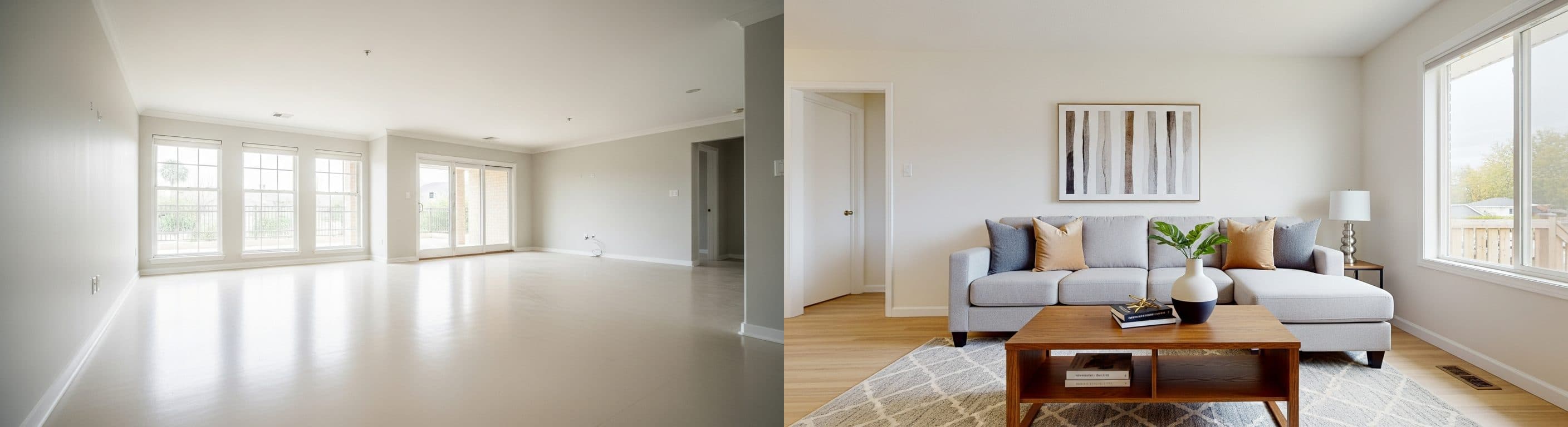 Salon: przed vs po wirtualnej inscenizacji