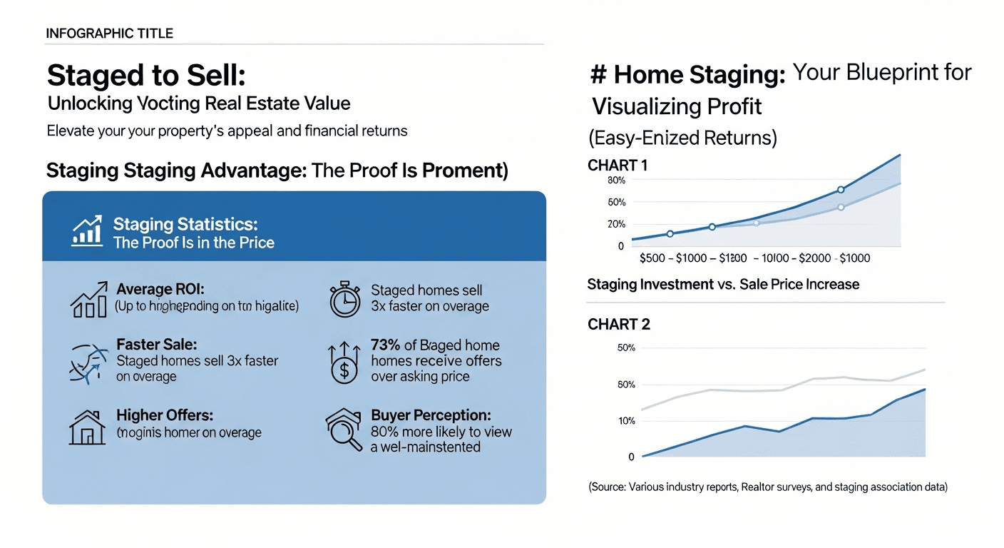 Övertyga kapitalinvesterare med homestyling-siffror – Grafik med statistik och fastigheter