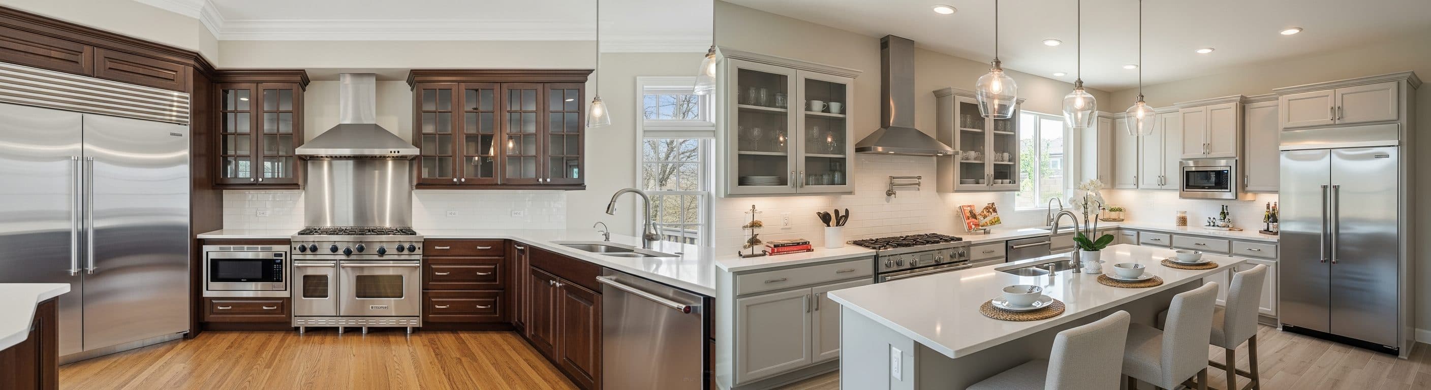 مطبخ: قبل وبعد التجهيز الافتراضي