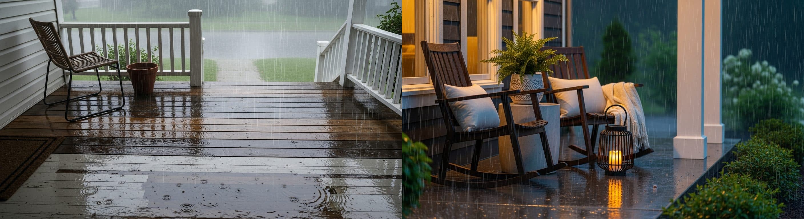 شرفة: قبل وبعد التأثيث الافتراضي