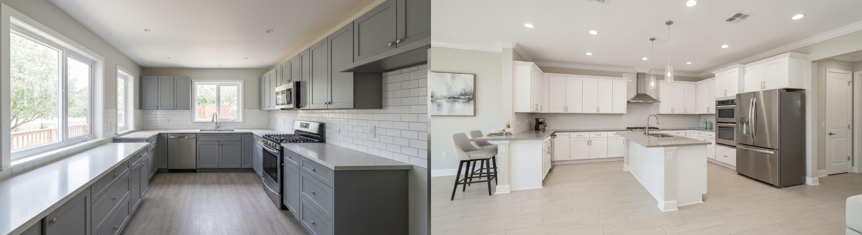 مطبخ: قبل وبعد التنسيق الافتراضي