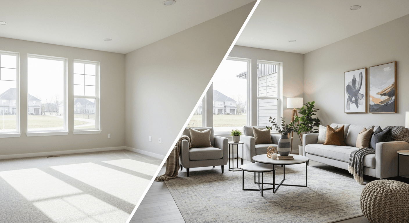 المطبخ: قبل وبعد التنسيق الافتراضي